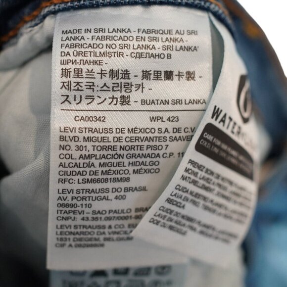 Levis Womens Ribcage Straight Ankle Jeans Size 20W Medium Wash Denim - Picture 11 of 12